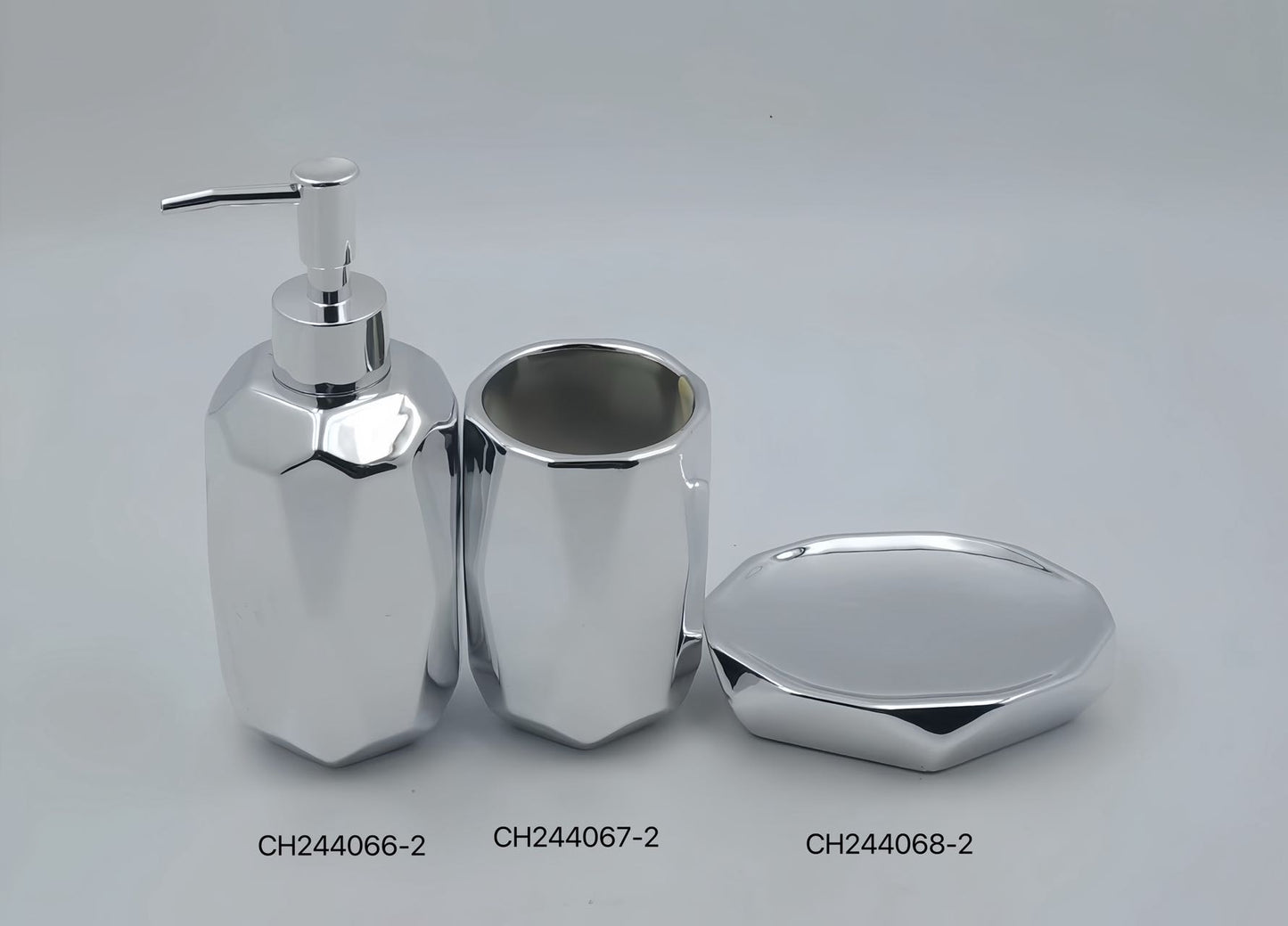 Geometric Gloss Bathroom Set
