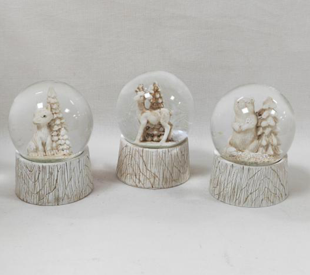 Rustic Woodland Snow Globe Collection