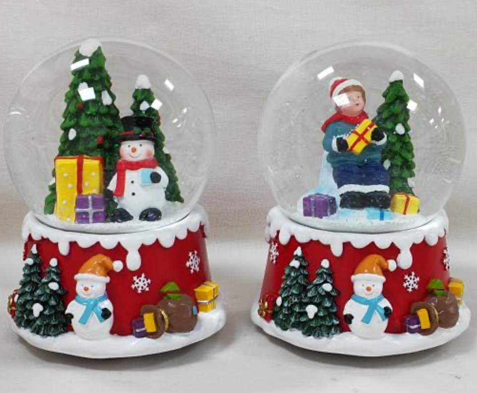 Christmas Forest Snow Globes