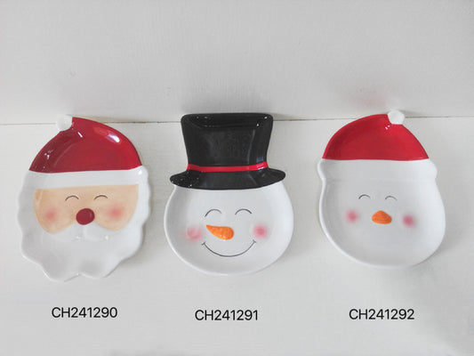 Festive Ceramic Character Plates