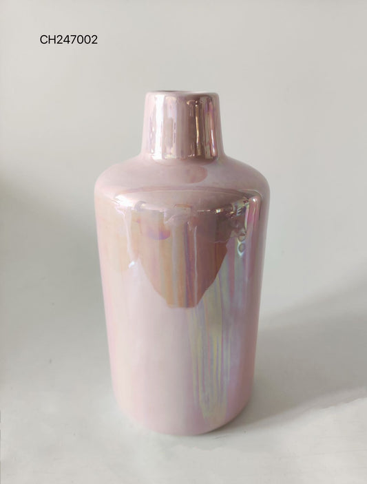 Pearl Glaze Ceramic Bottle Vase