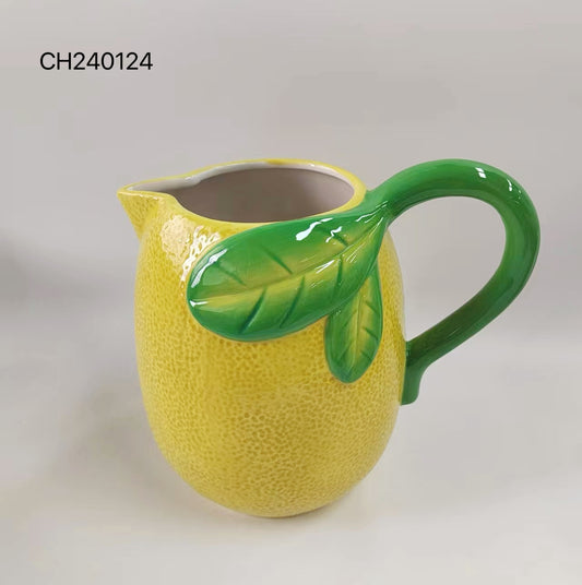 Ceramic Lemon-Shaped Planter