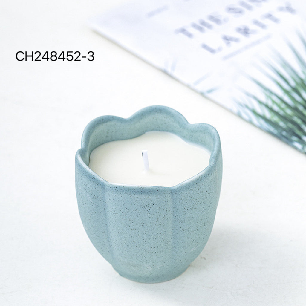 Modern Speckled Design Rose-Shaped Candle Vessel
