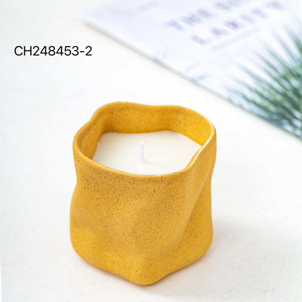 Handcrafted Ceramic Candle Vessel