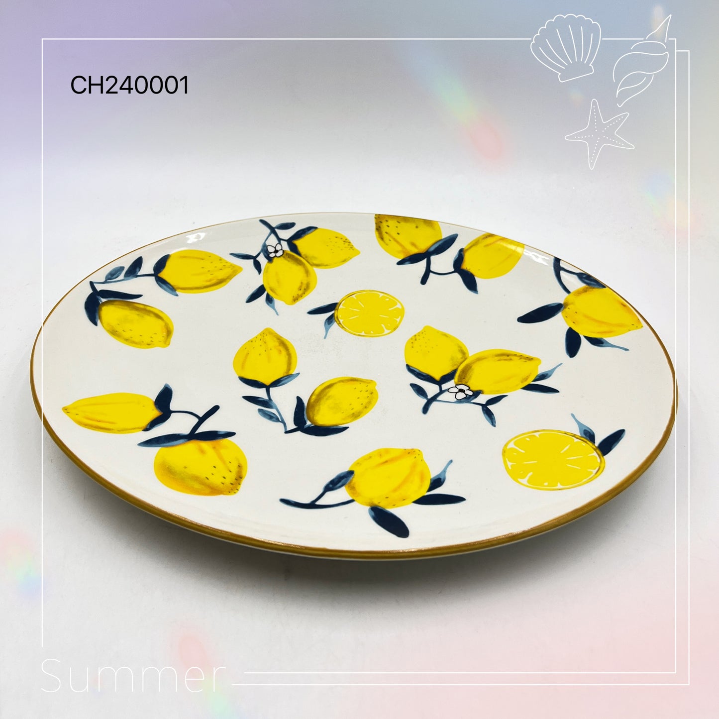 Summer Collection - Ceramic Lemon Plate