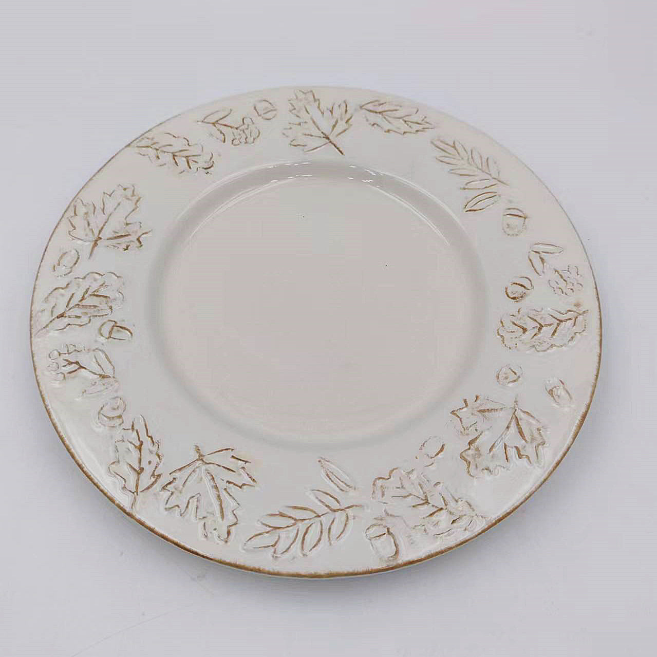 Autumn Embossed Dinner Plate