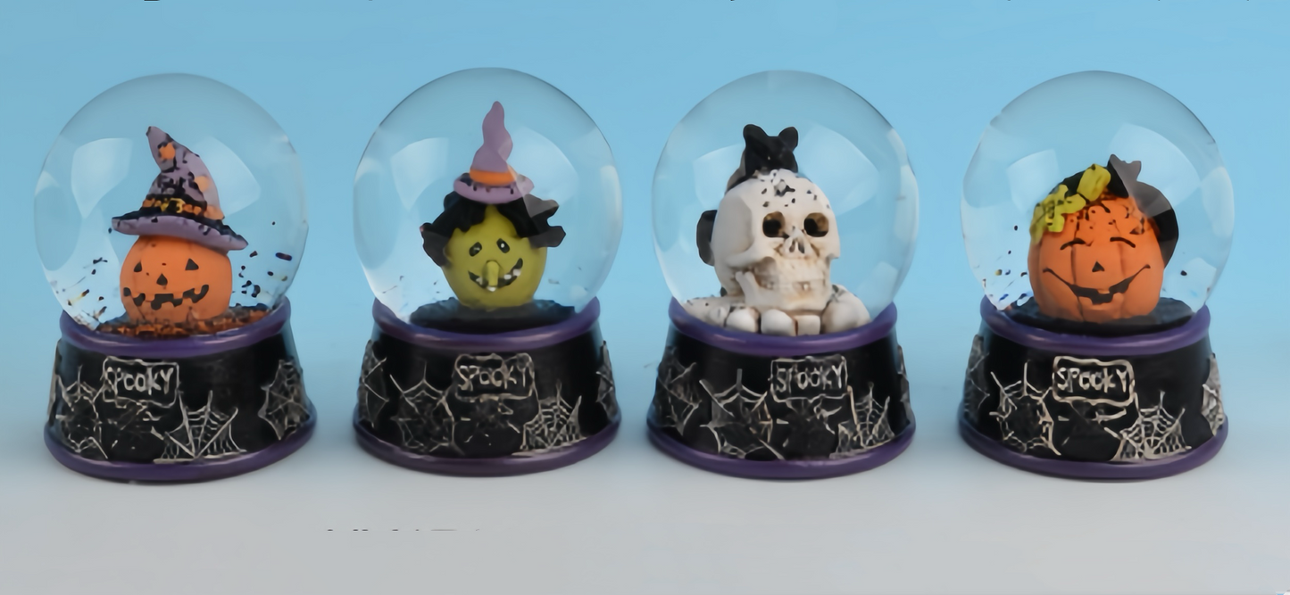 "Spooky" Halloween Snow Globe Collection: Witchy Delights and Haunting Fun