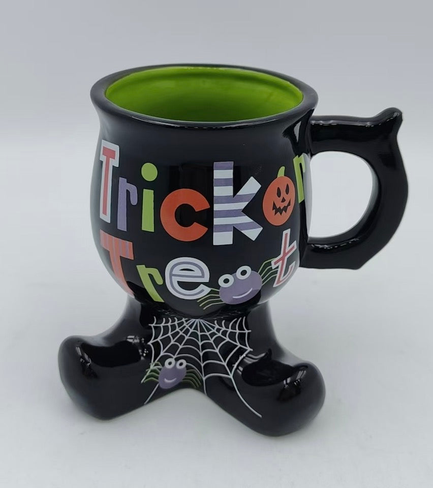 Witchy Trick-or-Treat Cauldron Mug