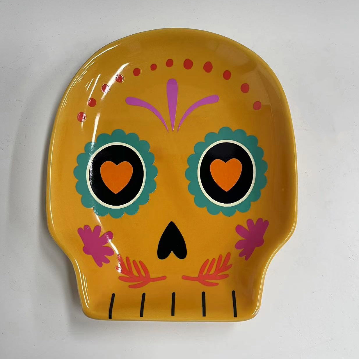 Vibrant Calavera Celebration Plate