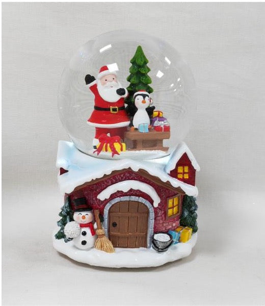 Santa's Workshop Snow Globe