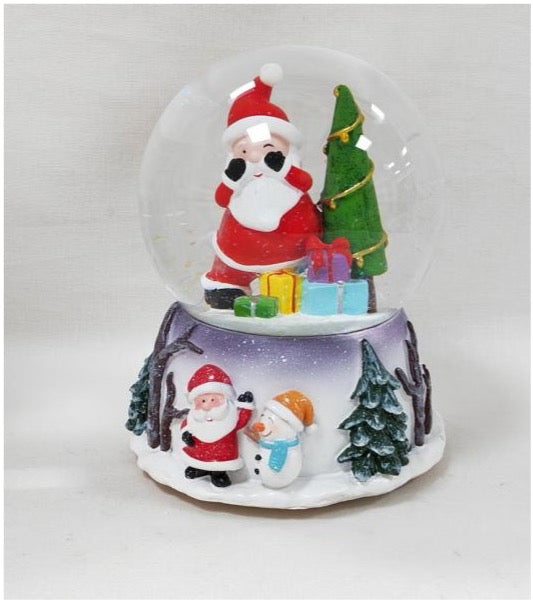 Santa’s LED Snow Globe