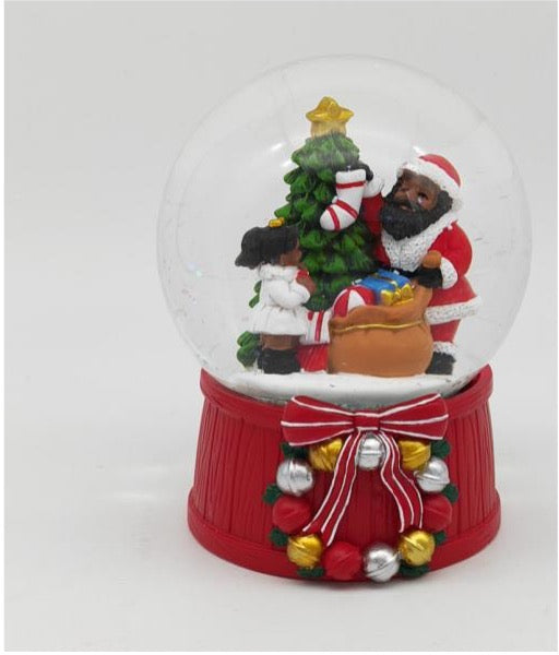 Santa's Christmas Eve Magic Snow Globe