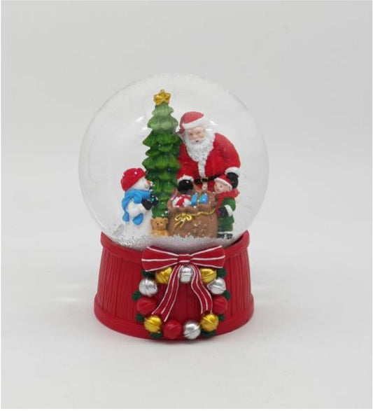 Santa’s Holiday Workshop Snow Globe