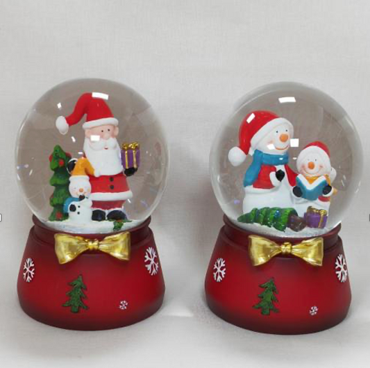 Festive Christmas Tree Snow Globe