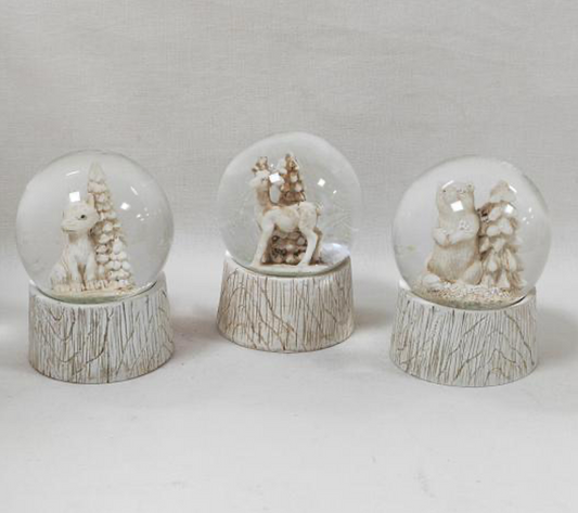 Rustic Woodland Snow Globe Collection