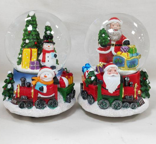 Santa’s Christmas Train Snow Globes