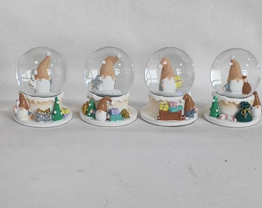 Holiday Gnome Snow Globes