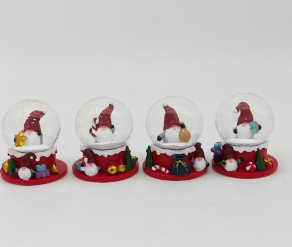 Holiday Gnome Snow Globes with Charming Seasonal Scenes