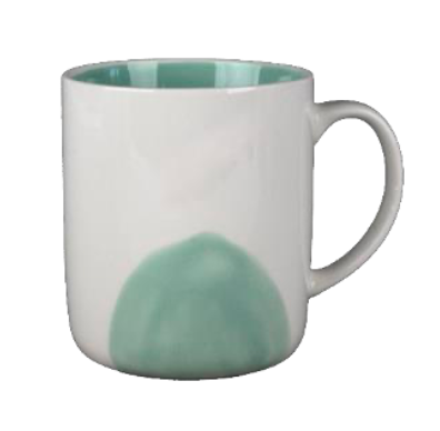 Minimalist Brushstroke Ceramic Mugs - Design #2