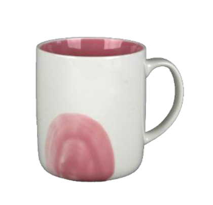 Minimalist Brushstroke Ceramic Mugs - Design #2