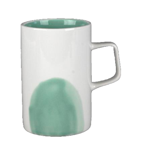 Minimalist Brushstroke Ceramic Mugs - Design #3