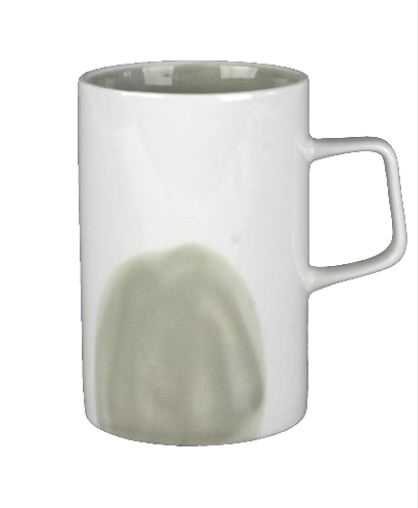 Minimalist Brushstroke Ceramic Mugs - Design #3