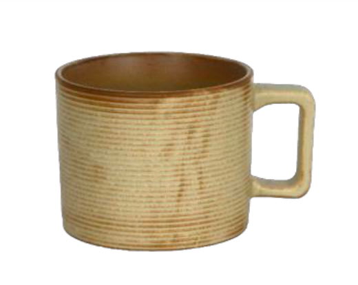 Modern Ribbed Matte Ceramic Mugs - Design #1