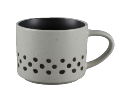 Monochrome Tribal Pattern Ceramic Mugs