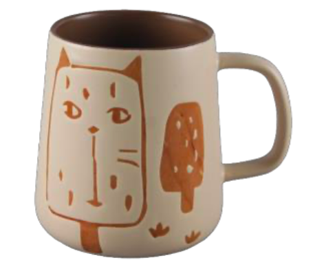 Playful Pet and Nature Ceramic Mugs