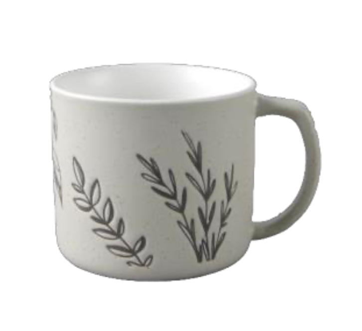 Minimalist Botanical Ceramic Mugs - Set #1