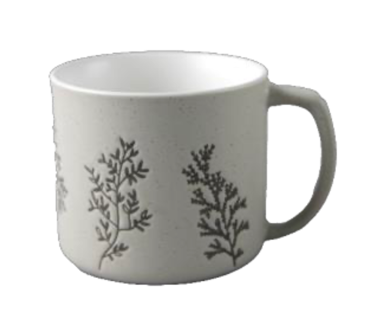 Minimalist Botanical Ceramic Mugs - Set #1