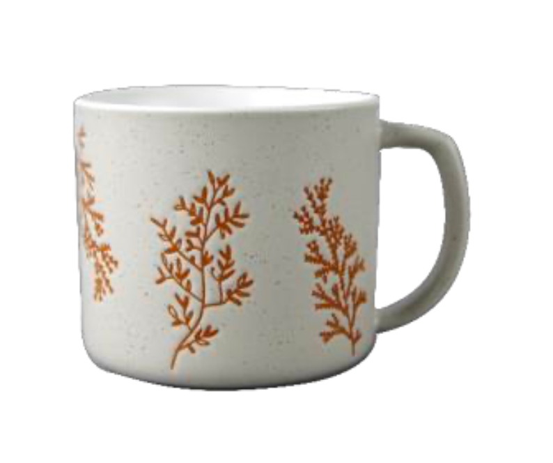 Minimalist Botanical Ceramic Mugs - Set #2