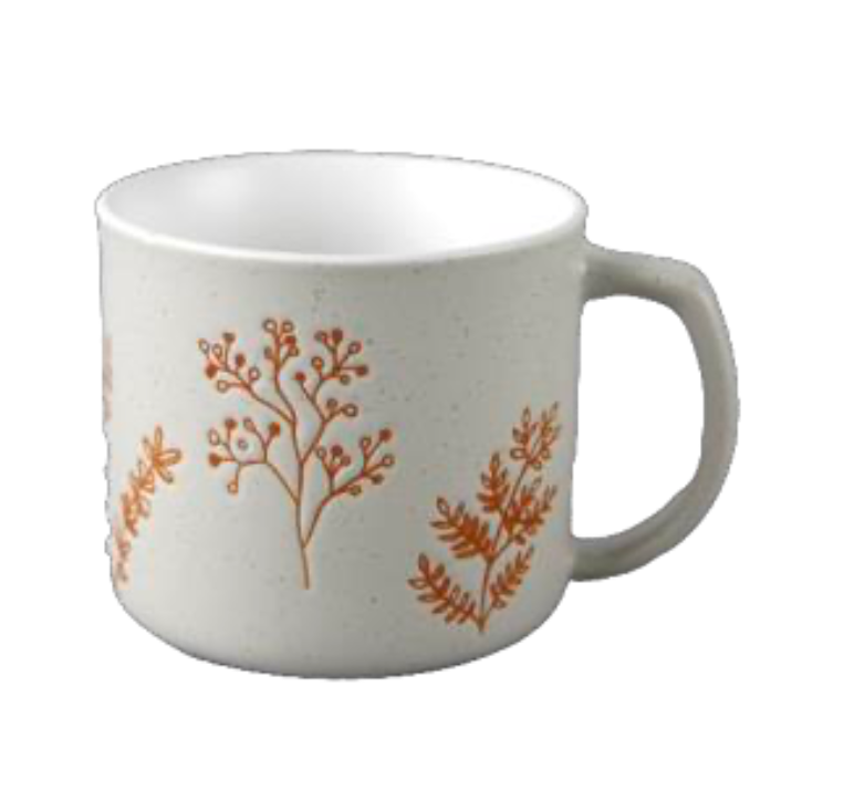 Minimalist Botanical Ceramic Mugs - Set #2