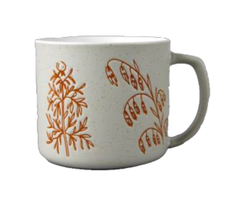 Minimalist Botanical Ceramic Mugs - Set #2