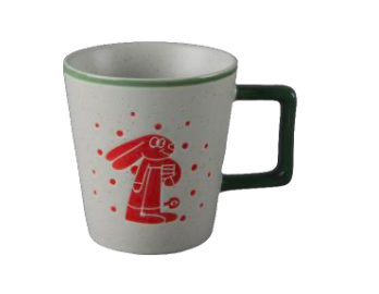 Festive Red Holiday Character Ceramic Mugs - Set #3