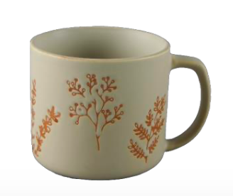 Minimalist Botanical Ceramic Mugs - Set #3