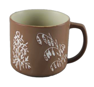 Minimalist Botanical Ceramic Mugs - Set #4