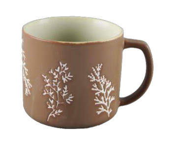 Minimalist Botanical Ceramic Mugs - Set #4